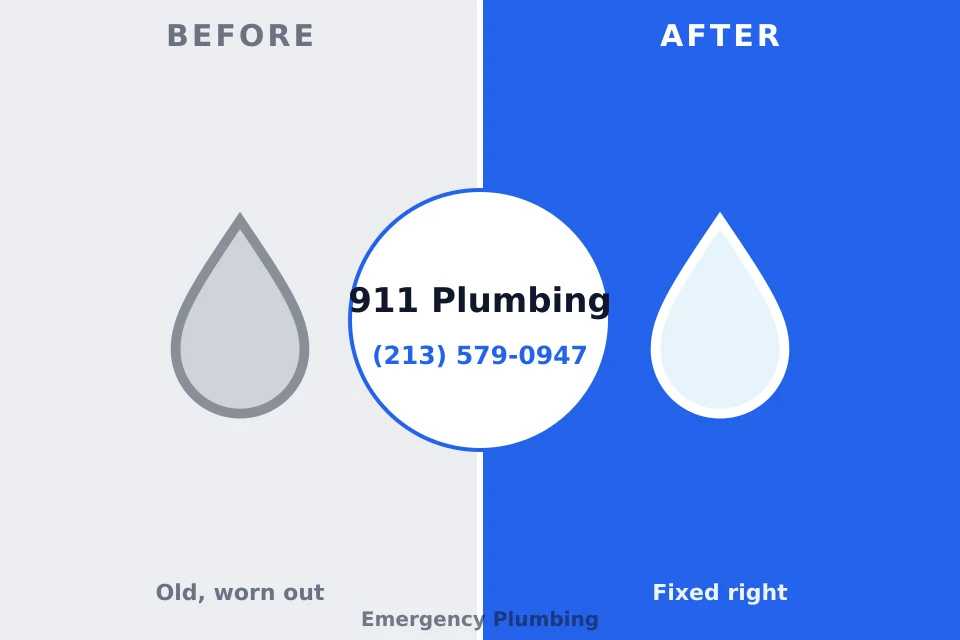 Before and after: plumbing company Horseshoe Bend, AR